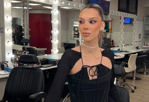 Alejandra Rubio en una imagen de Instagram vestida de negro