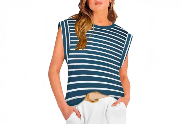 Camiseta sin mangas de verano para mujer, fresca y versátil