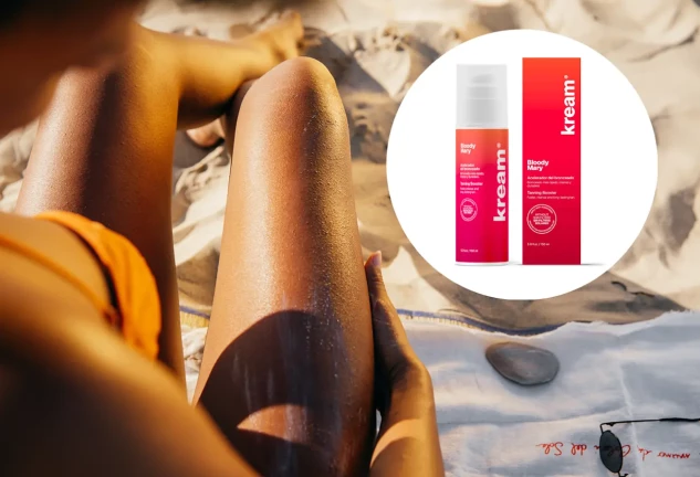 Acelerador de bronceado corporal en crema para un tono más intenso