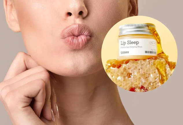 Bálsamo labial hidratante nocturno con manteca de karité y miel