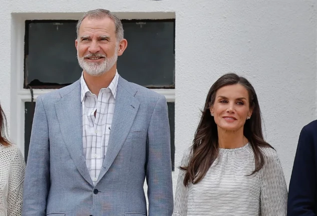 Felipe y Letizia en Burela (Galicia).