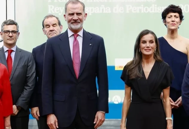 Felipe y Letizia en los premios internacionales de Periodismo que se celebran en Madrid