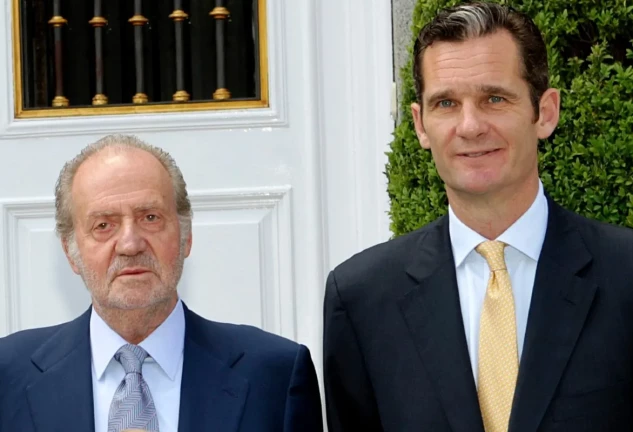 El rey Juan Carlos e Iñaki Urdangarin.