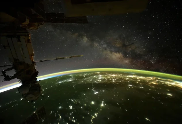 Vista de la Via Láctea desde la Estación Espacial Internacional