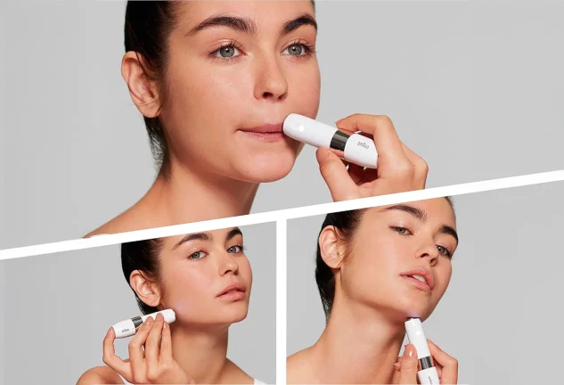 depiladora facial abrir