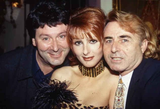 Yurena (antes Tamara) con Leonardo Dantés y Tony Genil.