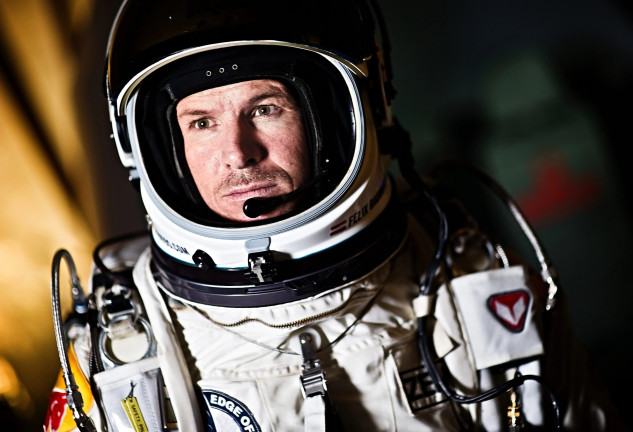 Felix Baumgartner, el 1º hombre que saltó desde la estratosfera.