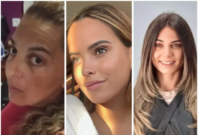 Tamara, Gloria Camila y Gema Aldón
