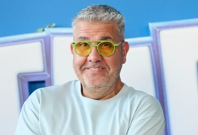 El actor en el preestreno de la película.