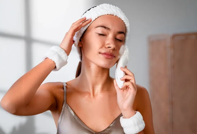Dispositivo facial 3 en 1 con masaje, limpieza profunda y fototerapia