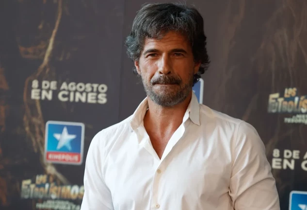 Rodolfo Sancho en una imagen de EP en el photocall del estreno de Los futbolísimos
