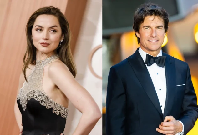 Ana de Armas y Tom Cruise.
