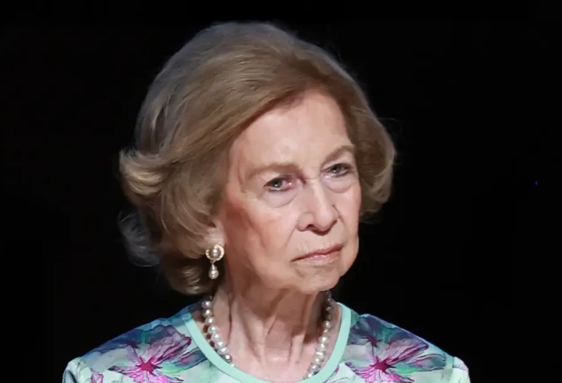 Reina Sofía triste