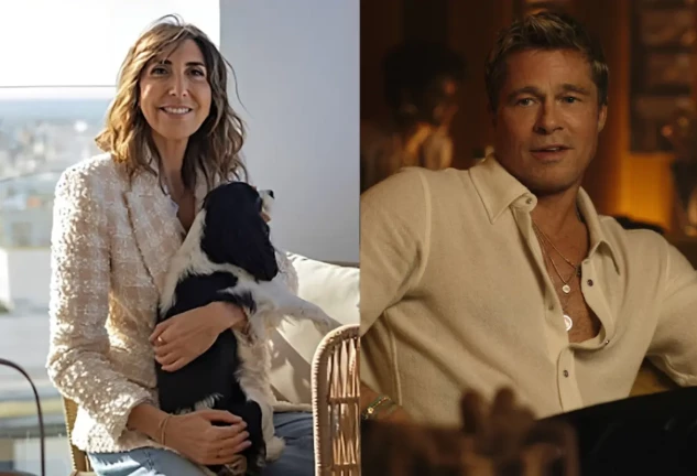 Paz Padilla y Brad Pitt