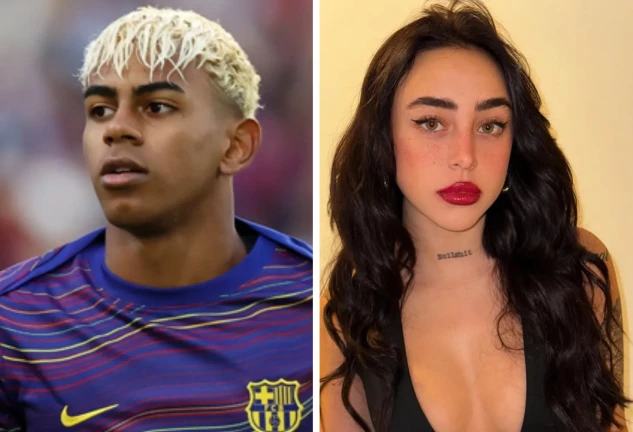 Lamine Yamal y Nicki Nicole en un montaje (EFE/redes)