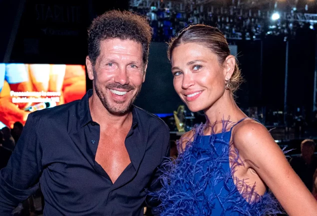 Carla Pereyra y Diego Simeone