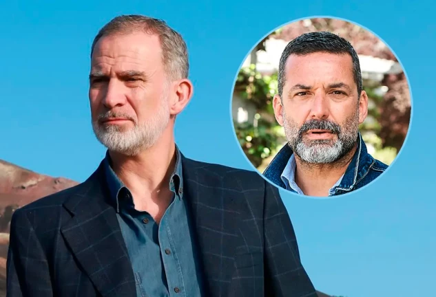 El rey Felipe VI, amigo del músico desde hace décadas y Jaime Anglada, el cantautor de 52 años.