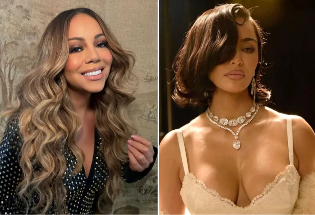 Mariah Carey y Kim Kardashian.