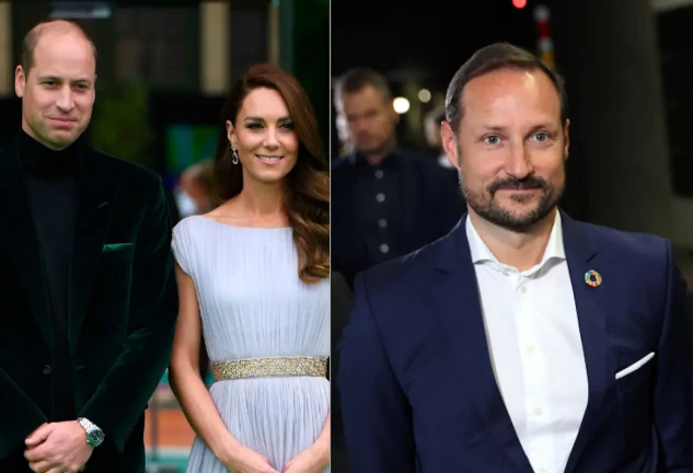 Guillermo, Kate y Haakon