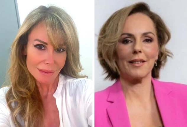 Lara Dibildos habla de Rocío Carrasco y de otros temas con reporteros (EP)