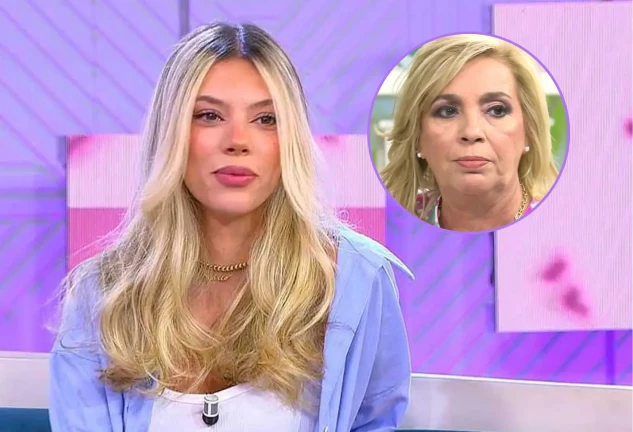 Alejandra Rubio en un montaje en Vamos a ver con Carmen Borrego