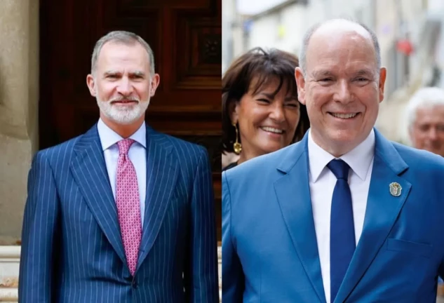 Felipe VI y Alberto de Mónaco