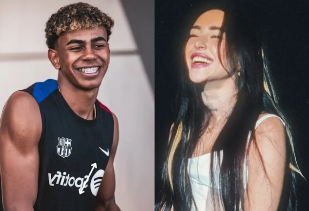 Lamine Yamal y Nicki Nicole