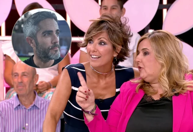 Pilar Vidal y Sonsoles Ónega en un montaje con Roberto Leal