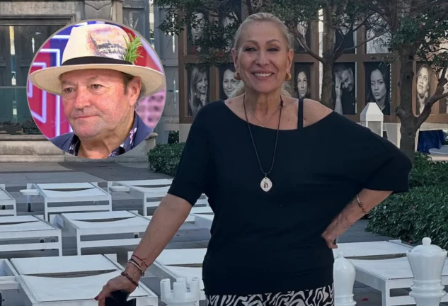 Rosa Benito en un montaje con Amador Mohedano.