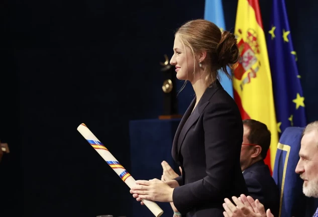 Leonor en los premios Princesa de Asturias de 2024.