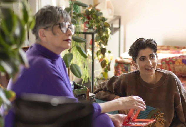 Alba Flores y su madre, Ana Villa.
