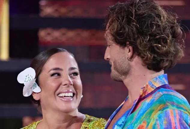 Anabel Pantoja y su bailarín, Álvaro Cuenca, en Bailando con las estrellas