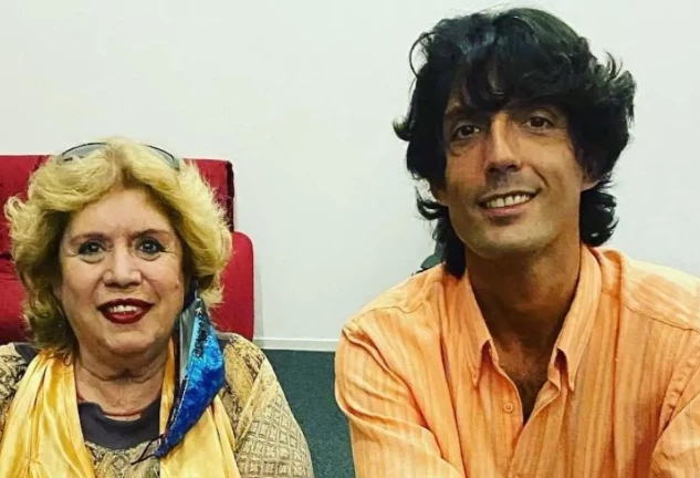 La cantante María Jiménez y su hijo, Alejandro.