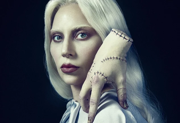 Lady Gaga en la serie 'Miércoles'.
