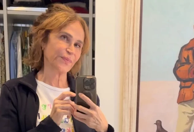 Antonia San Juan en un selfie en el espejo (redes)