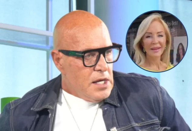 Captura de No somos nadie con Kiko Matamoros en un montaje con Carmen Lomana