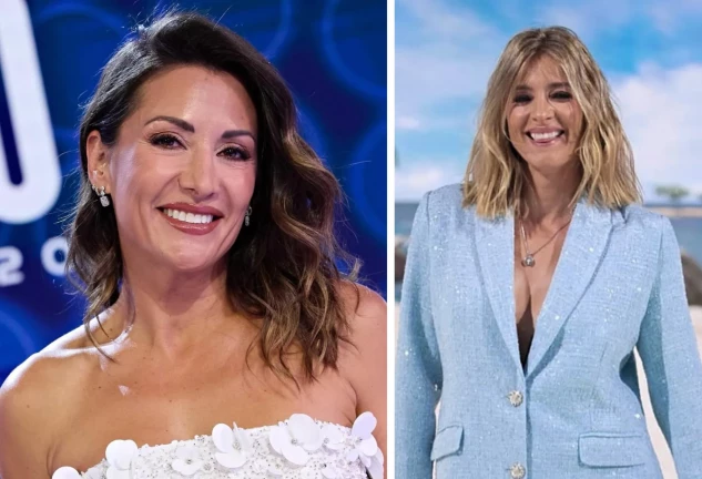 Nagore Robles en un montaje con Sandra Barneda.