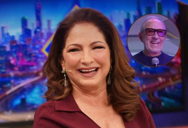 Gloria y Emilio Estefan en El hormiguero (montaje)