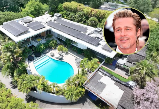 brad pitt mansion hollywood