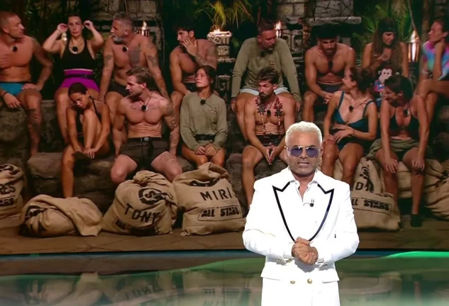 Jorge Javier Vázquez en el plató de 'Supervivientes All Stars'.