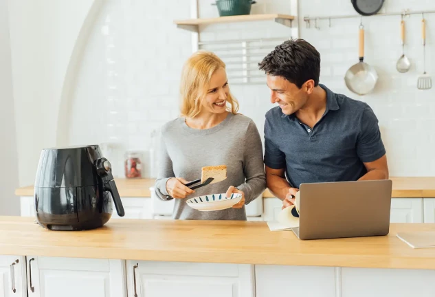 Freidora de aire 6 L – 12 programas, control táctil y tecnología de aire caliente