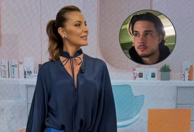 Mar Flores en un montaje con su hijo Carlo Costanzia