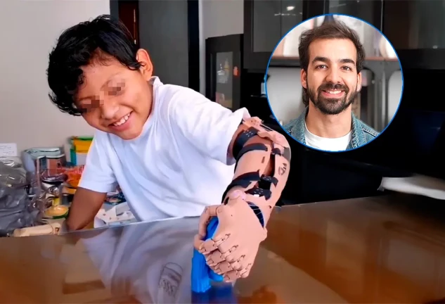 gaza protesis niño ingeniero