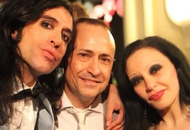 Pedro Munster junto a Alaska y Mario Vaquerizo en una imagen compartida en redes.