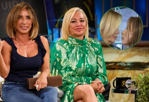 María Patiño y Belén Esteban se besan en No somos nadie