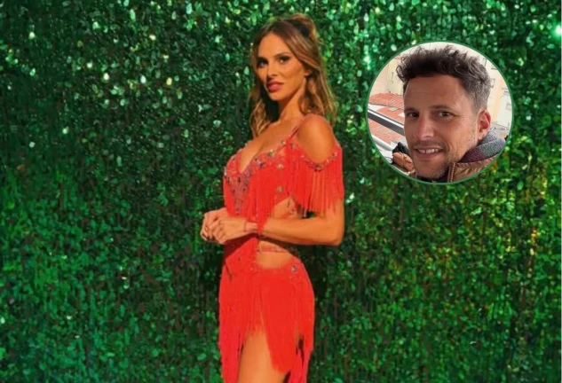 Irene Rosales en un montaje con Guillermo, su nuevo novio