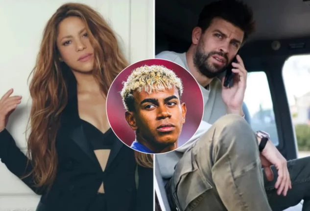 Lamine Yamal, Shakira y Piqué