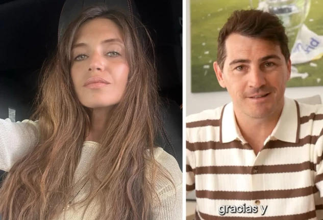 Sara Carbonero e Iker Casillas en un montaje
