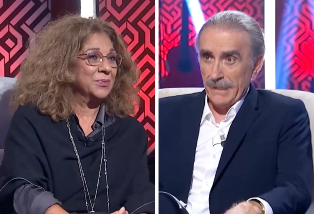 Lolita y Juan y Medio en su programa de Canal Sur hablando de su relación