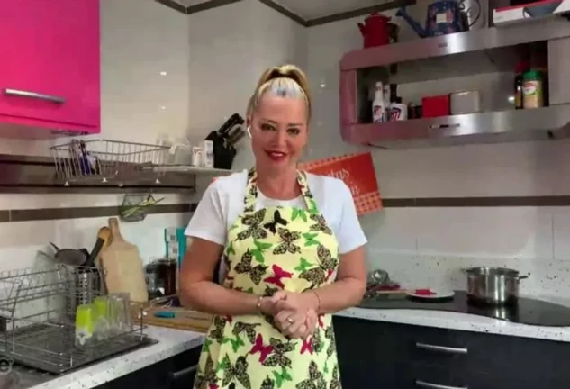 Belén Esteban en la cocina de Sálvame